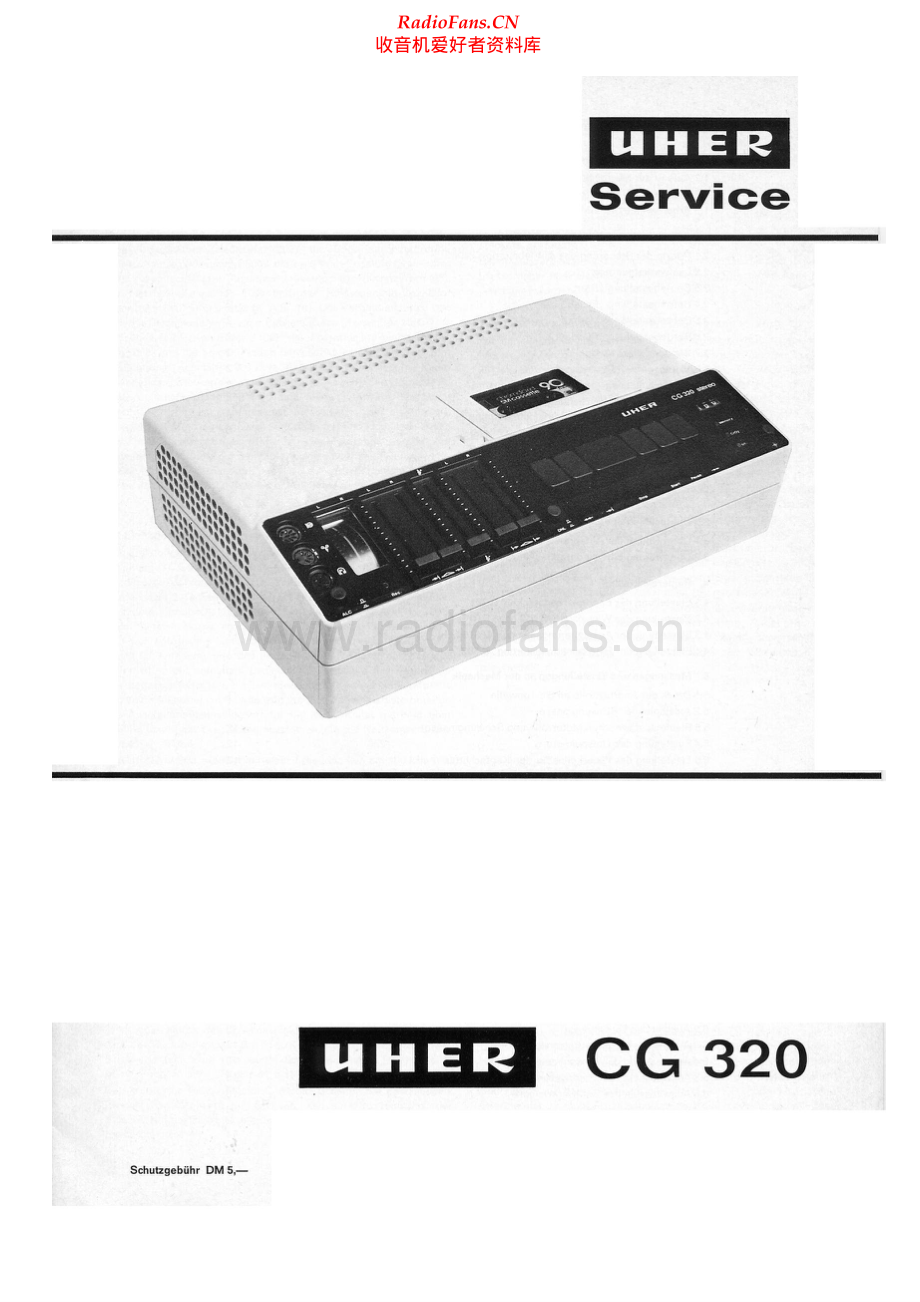 Uher-CG320-tape-sm 维修电路原理图.pdf_第1页