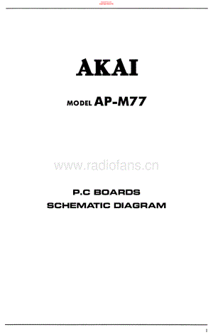 Akai-APM77-tt-sch维修电路原理图.pdf