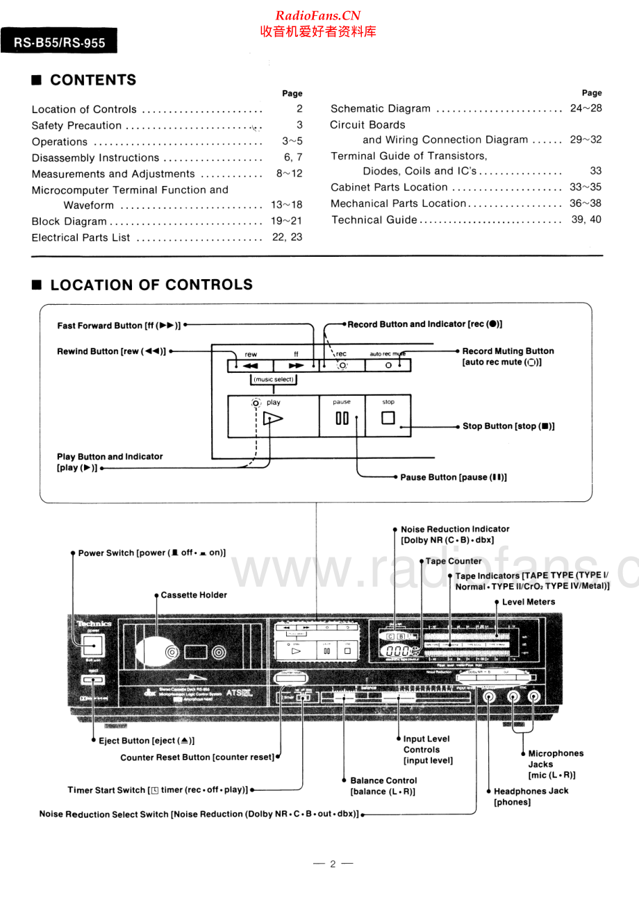 Technics-RSB55-tape-sm 维修电路原理图.pdf_第2页