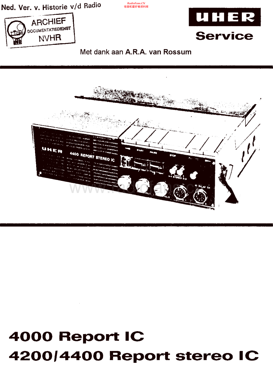 Uher-4400IC-tape-sm 维修电路原理图.pdf_第1页