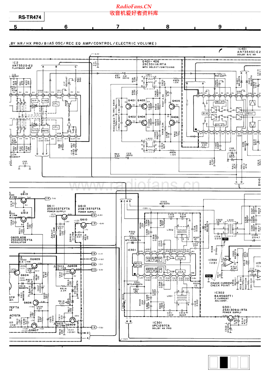 Technics-RSTR474-tape-sch 维修电路原理图.pdf_第2页