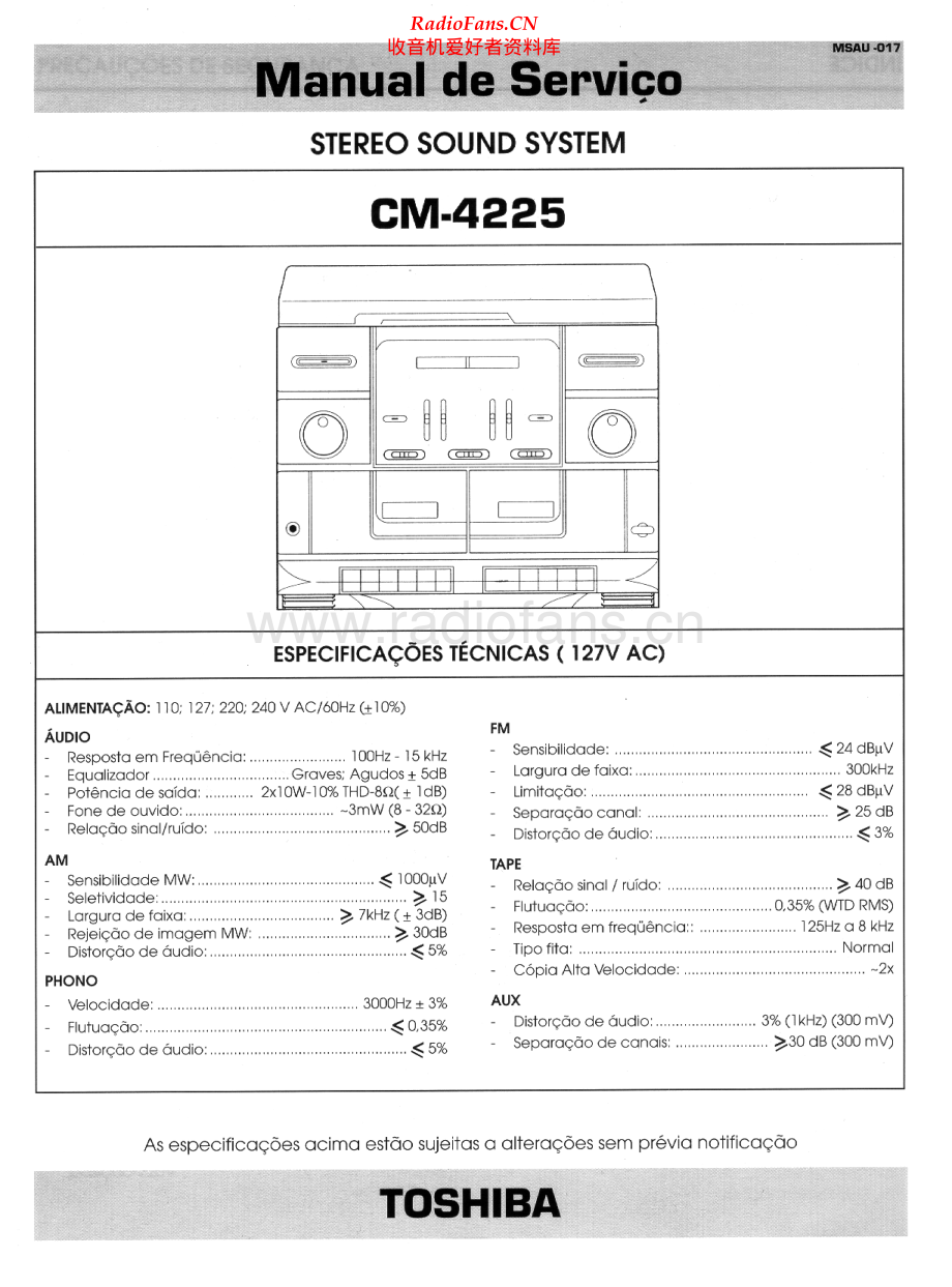 Toshiba-CM4225-cs-sm-esp 维修电路原理图.pdf_第1页