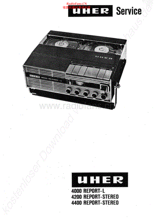 Uher-4400ReportStereo-tape-sm 维修电路原理图.pdf