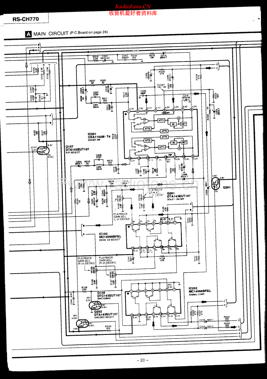 Technics-RSCH770-tape-sch 维修电路原理图.pdf_第2页