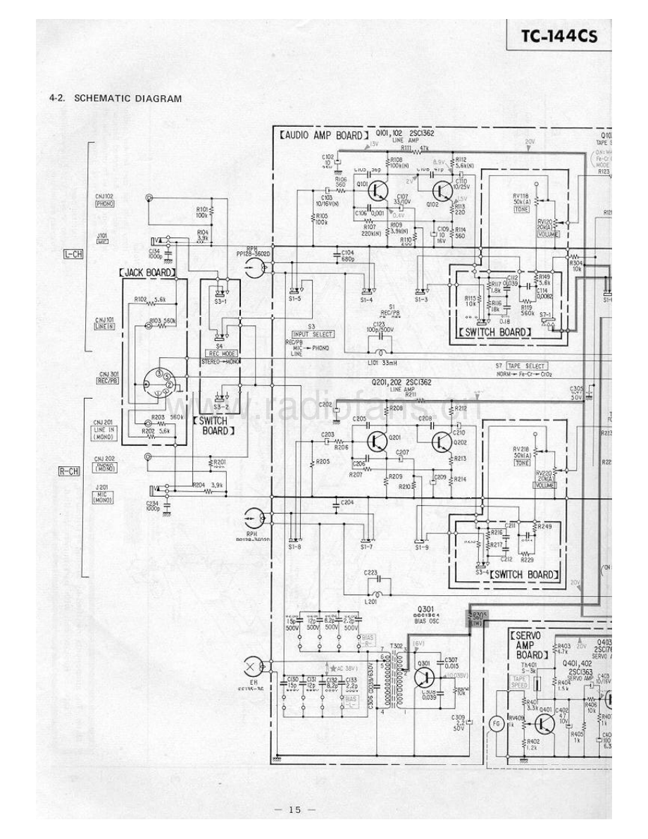 Sony-TC144-tape-sm 维修电路原理图.pdf_第3页