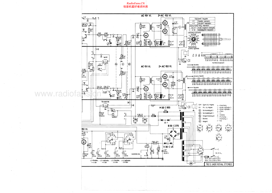 Uher-RoyalStereo782E-tape-sch 维修电路原理图.pdf_第2页