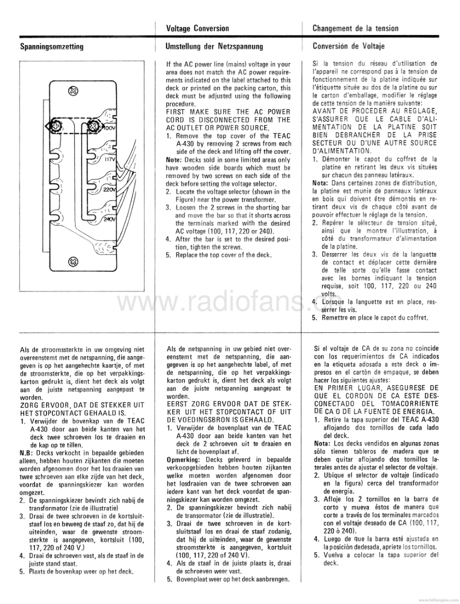 Teac-A430-tape-sch 维修电路原理图.pdf_第3页