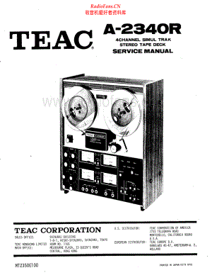 Teac-A2340R-tape-sm 维修电路原理图.pdf