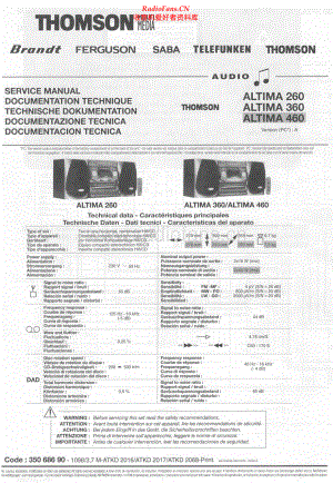 Thomson-Altima460-cs-sm 维修电路原理图.pdf