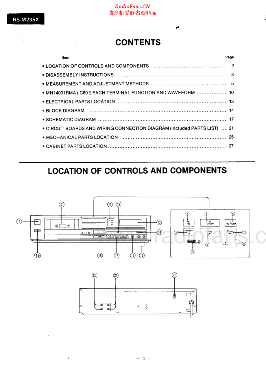 Technics-RSM235X-tape-sm 维修电路原理图.pdf_第2页