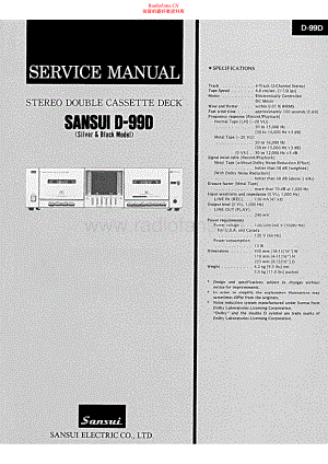 Sansui-D99D-tape-sm 维修电路原理图.pdf