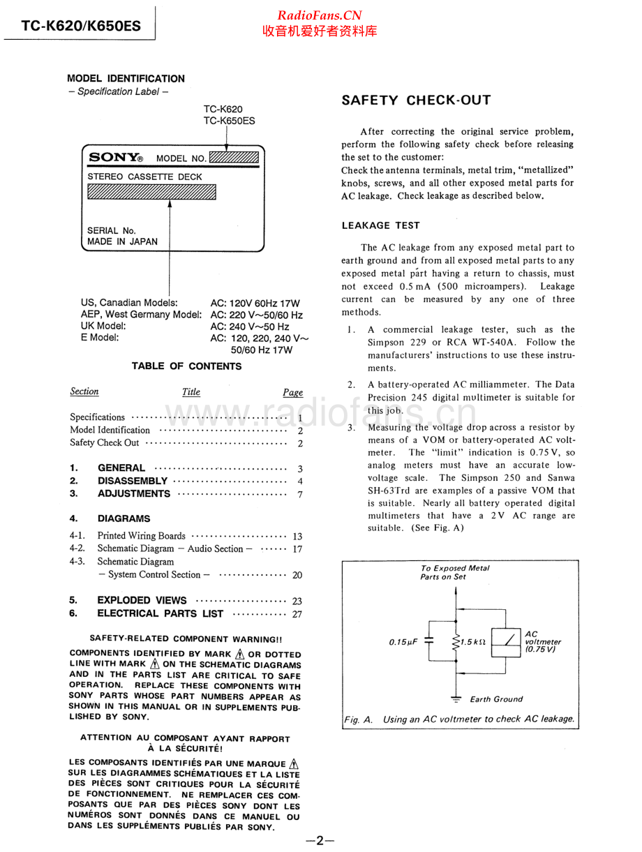 Sony-TCK620-tape-sm 维修电路原理图.pdf_第2页