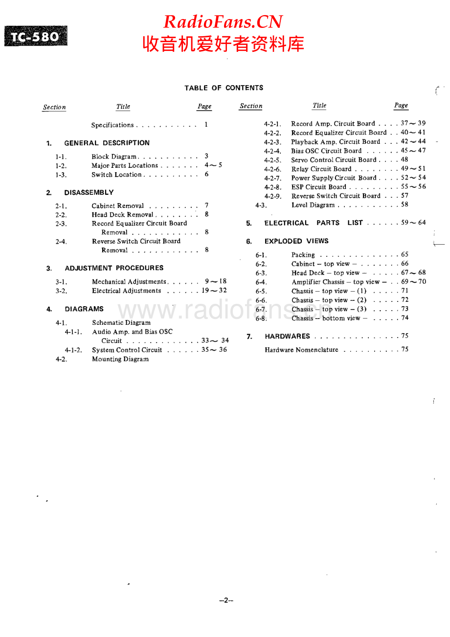 Sony-TC580-tape-sm 维修电路原理图.pdf_第2页