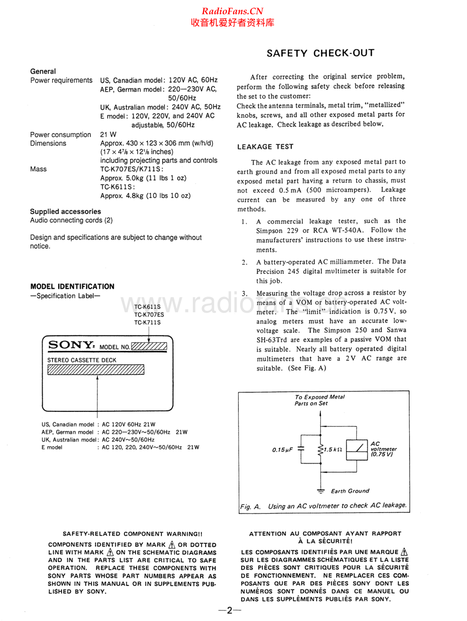 Sony-TCK611S-tape-sm 维修电路原理图.pdf_第2页