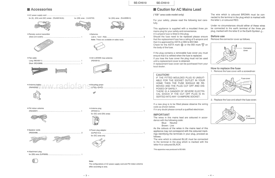 Technics-SECH510-cs-sm 维修电路原理图.pdf_第3页