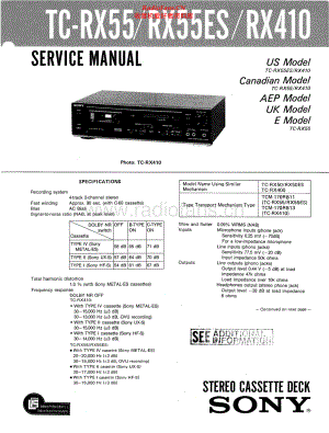 Sony-TCRX55-tape-sm 维修电路原理图.pdf