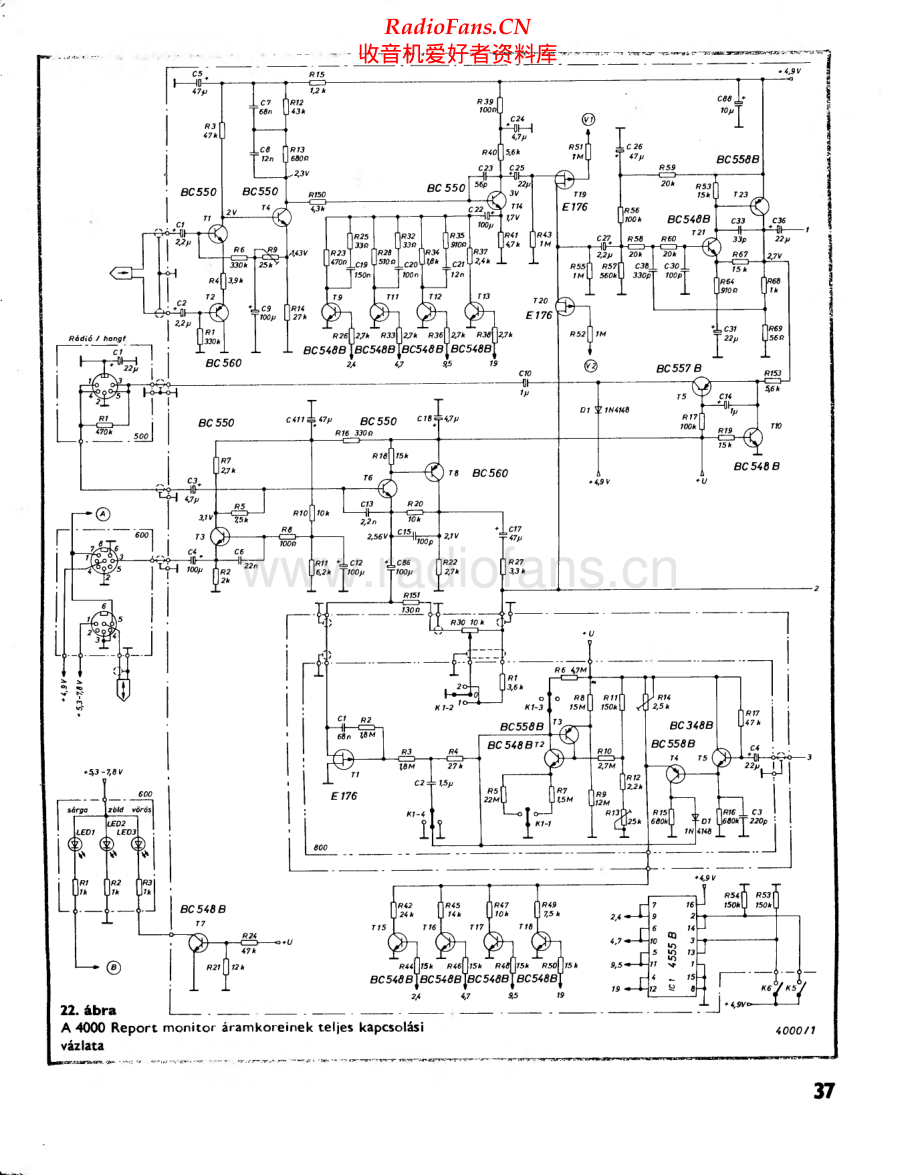 Uher-4000ReportMonitor-tape-sch 维修电路原理图.pdf_第1页