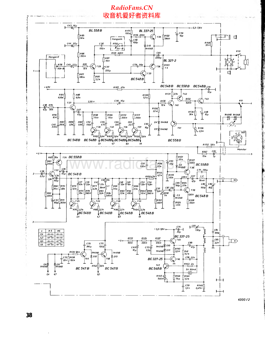 Uher-4000ReportMonitor-tape-sch 维修电路原理图.pdf_第2页