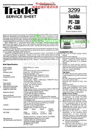 Toshiba-PC330-tape-sm 维修电路原理图.pdf
