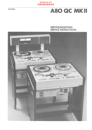 Studer-A80QC_MKII-tape-sm 维修电路原理图.pdf