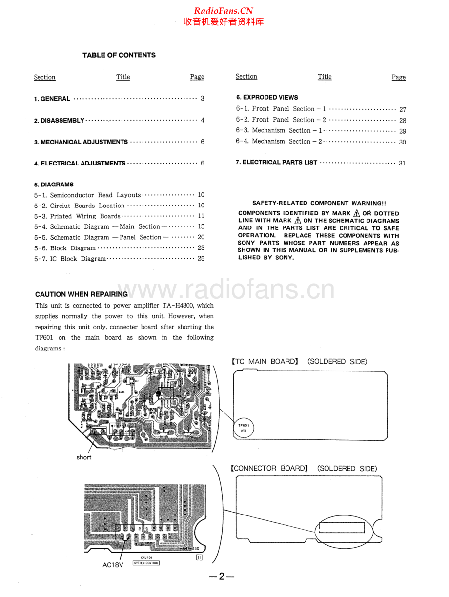 Sony-TCH4800-tape-sm 维修电路原理图.pdf_第2页