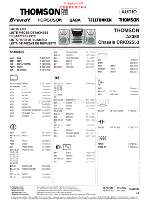 Thomson-A3380-cs-pl 维修电路原理图.pdf