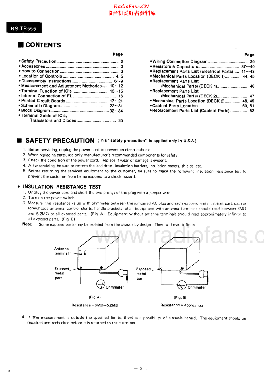 Technics-RSTR555-tape-sm 维修电路原理图.pdf_第2页