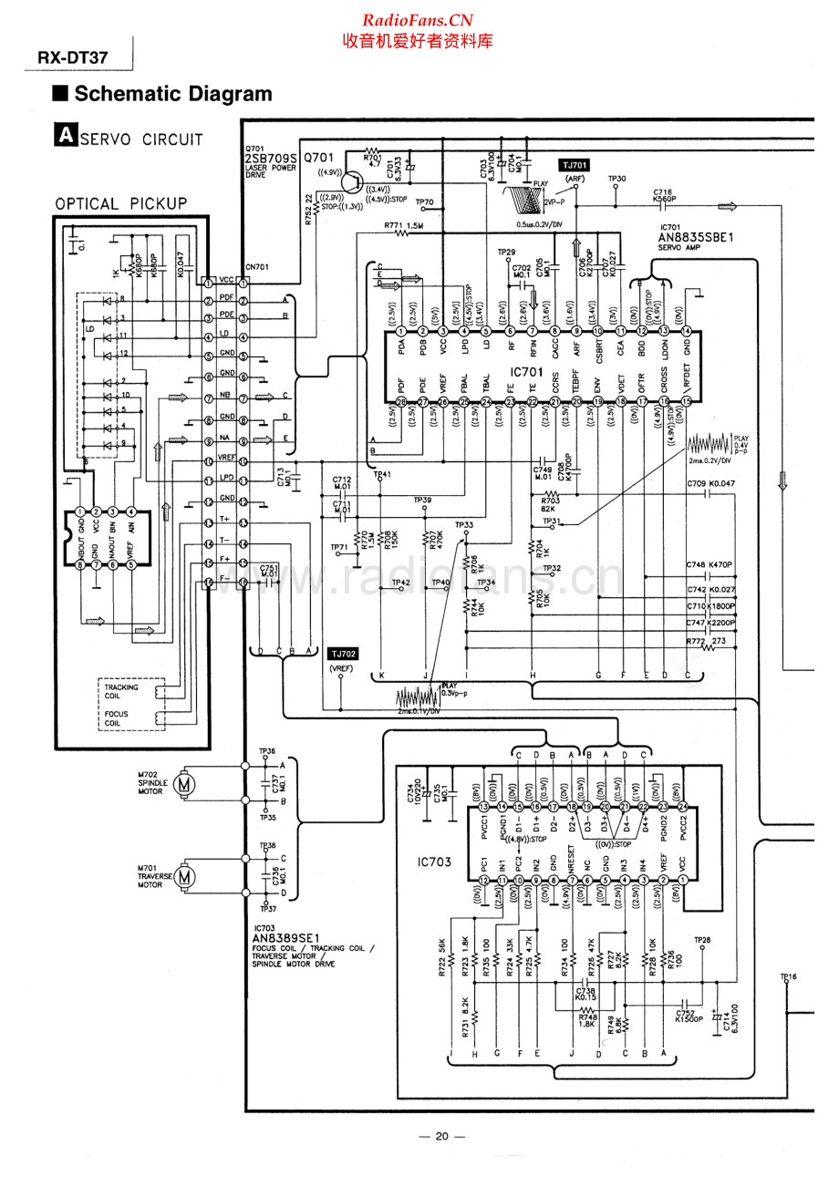 Technics-RXDT37-cs-sch 维修电路原理图.pdf_第1页