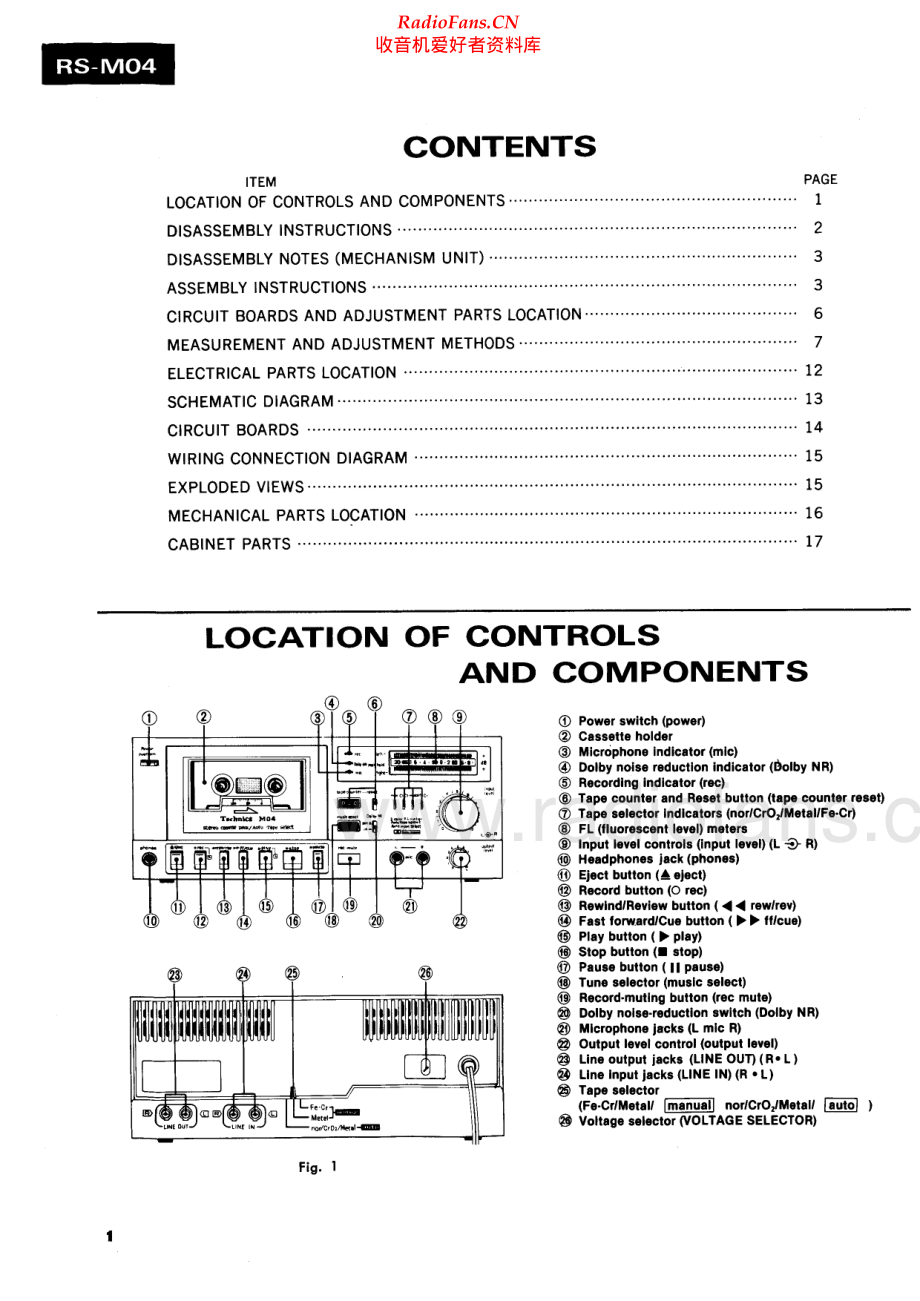 Technics-RSM04-tape-sm 维修电路原理图.pdf_第2页