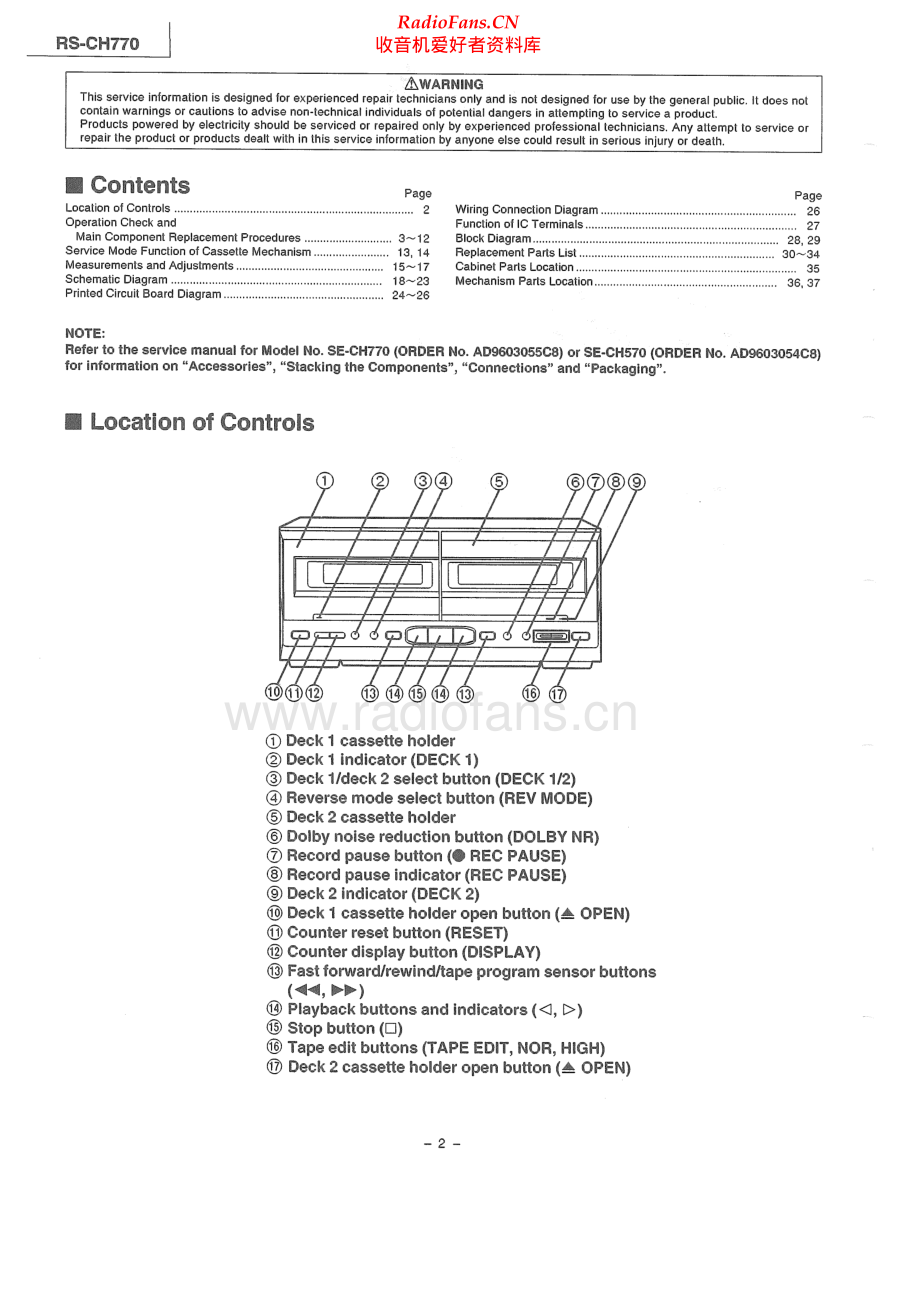 Technics-RSCH770-tape-sm 维修电路原理图.pdf_第2页