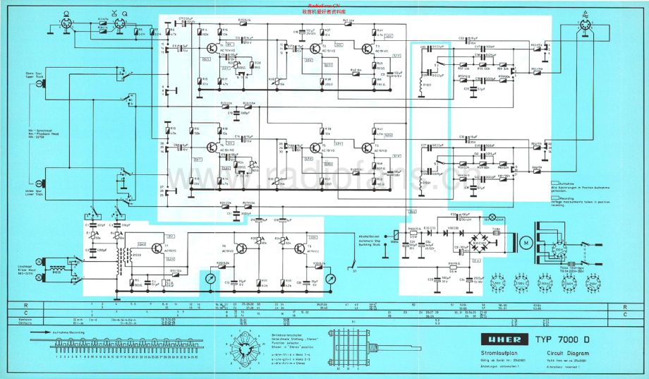 Uher-7000D-tape-sch 维修电路原理图.pdf_第1页