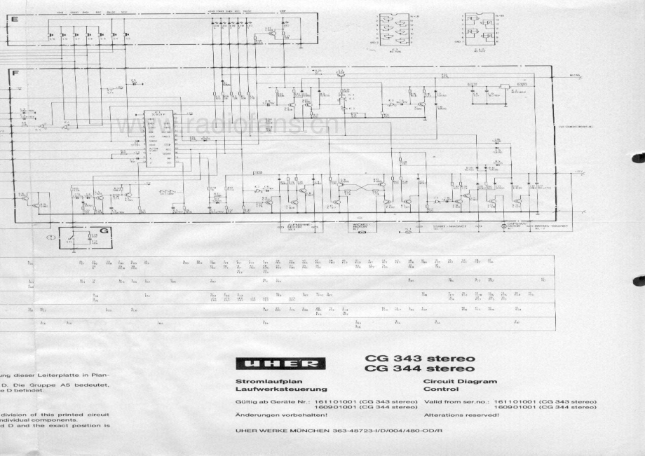 Uher-CG344Stereo-tape-sch 维修电路原理图.pdf_第3页