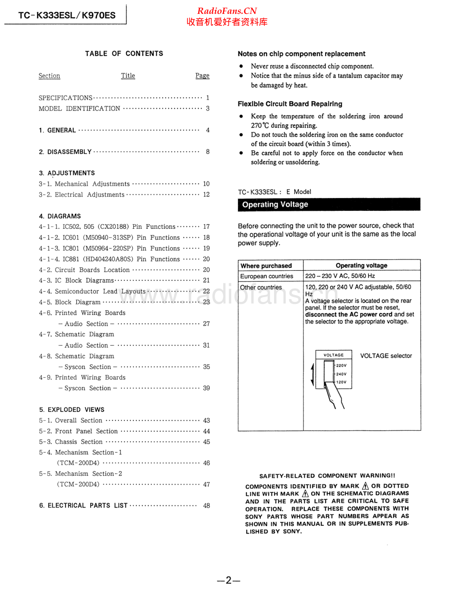 Sony-TCK970ES-tape-sm 维修电路原理图.pdf_第2页