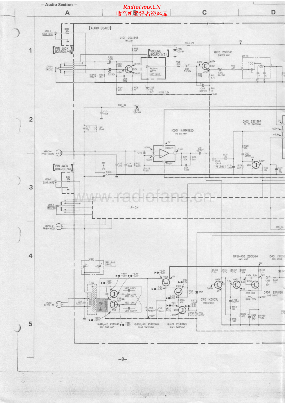 Sony-TCFX33-tape-sch 维修电路原理图.pdf_第1页