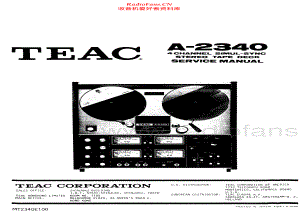 Teac-A2340-tape-sm 维修电路原理图.pdf