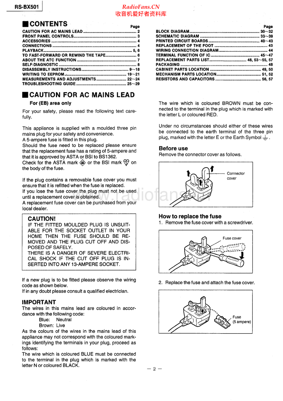 Technics-RSBX501-tape-sm 维修电路原理图.pdf_第2页