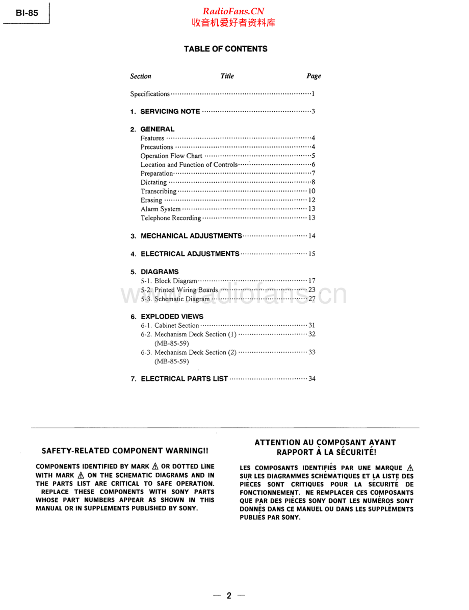 Sony-BI85-tape-sm 维修电路原理图.pdf_第2页