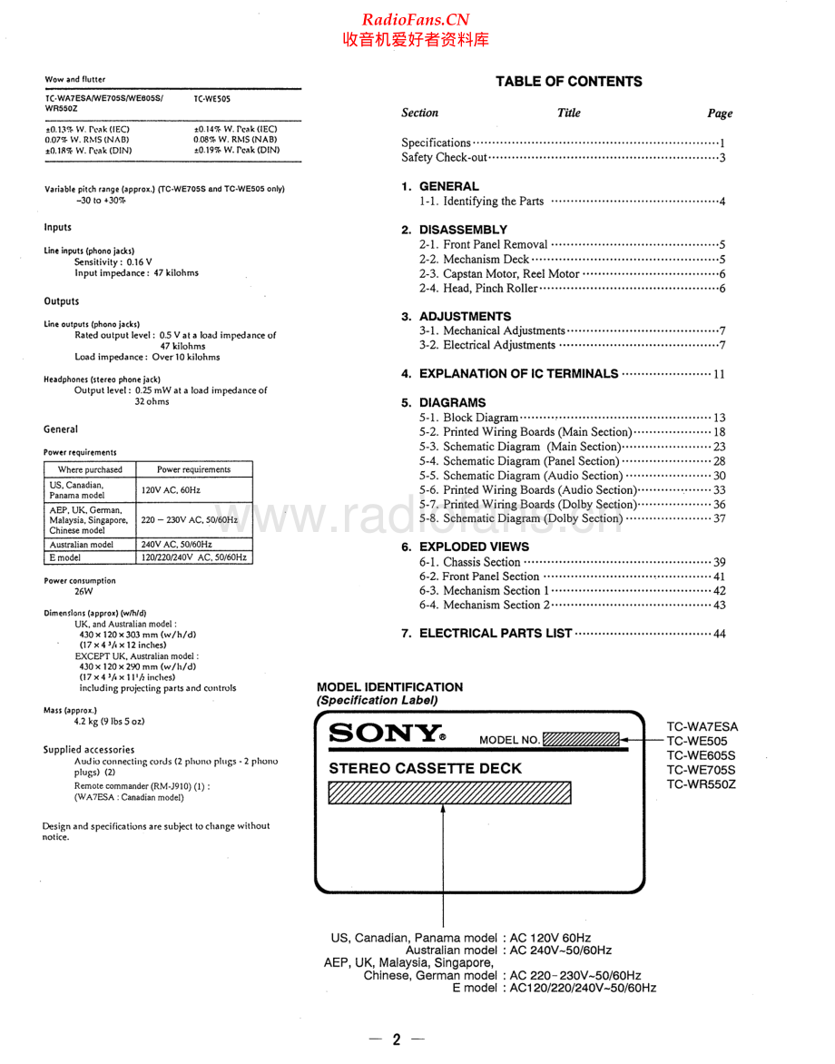 Sony-TCWE505-tape-sm 维修电路原理图.pdf_第2页