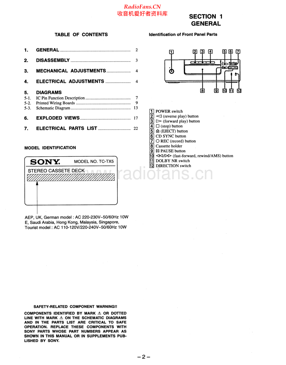 Sony-TCTX5-tape-sm 维修电路原理图.pdf_第2页