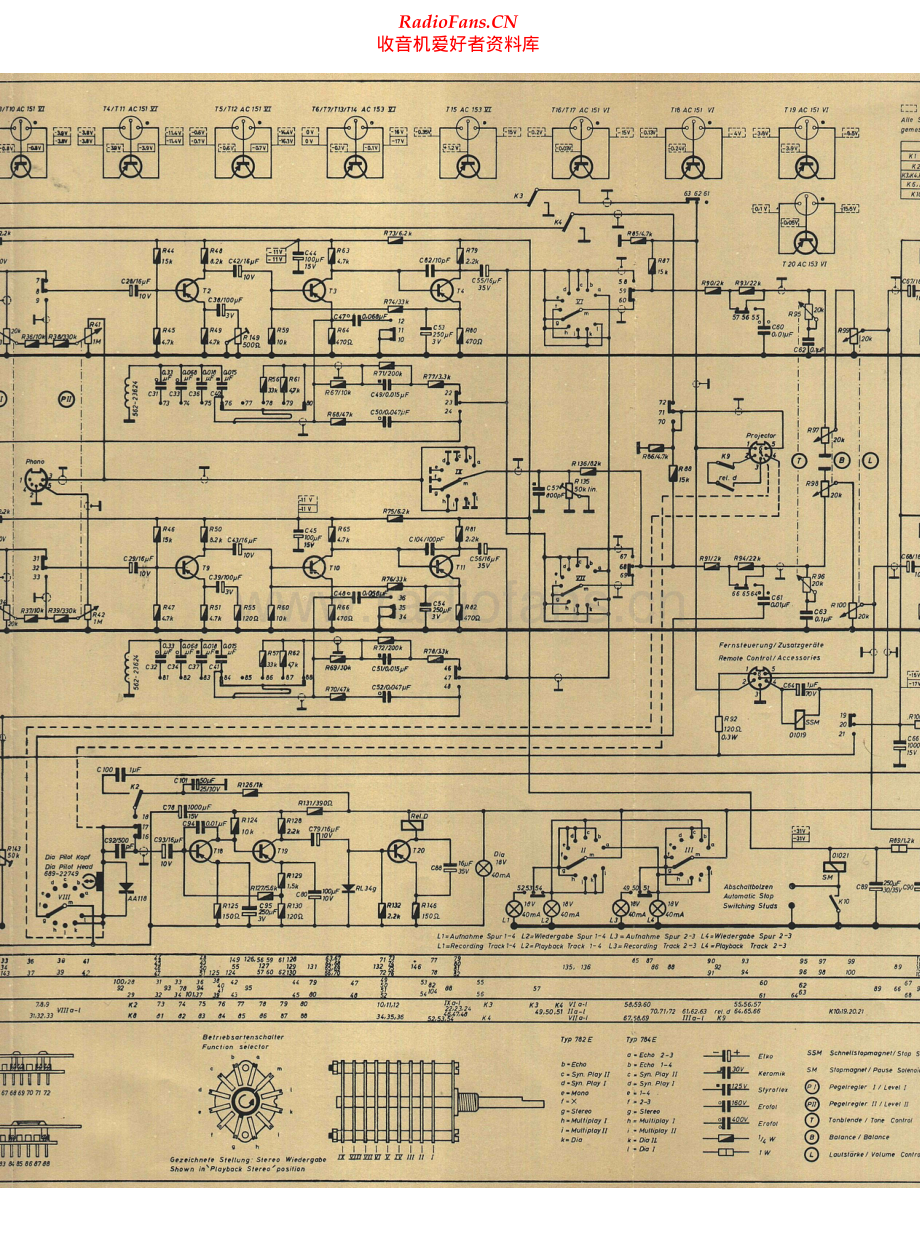 Uher-Royal784-tape-sm 维修电路原理图.pdf_第2页