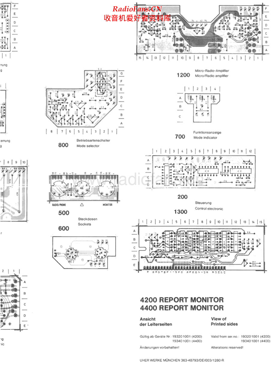 Uher-4400ReportMonitor-tape-sch 维修电路原理图.pdf_第1页