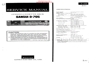 Sansui-D705-tape-sm 维修电路原理图.pdf