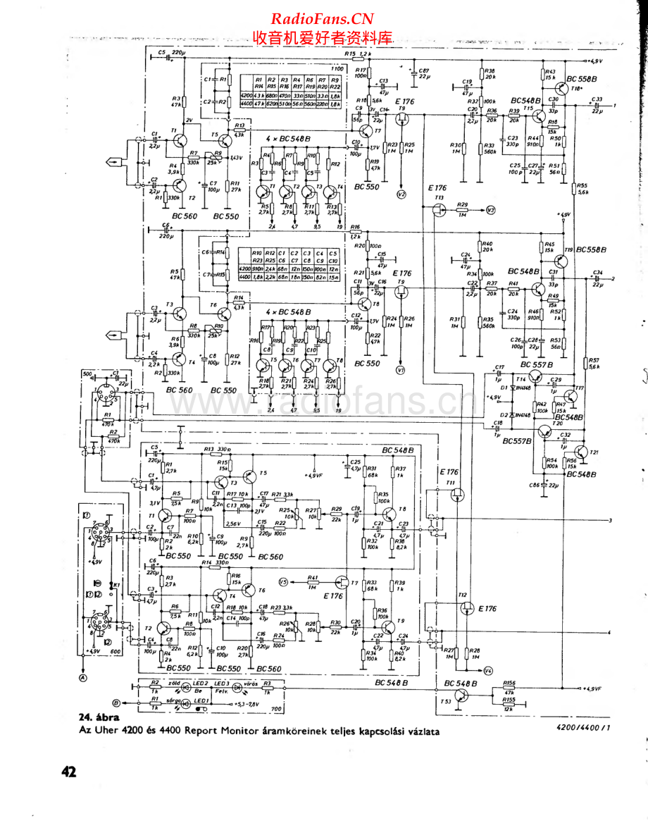 Uher-4200Report-tape-sch 维修电路原理图.pdf_第1页