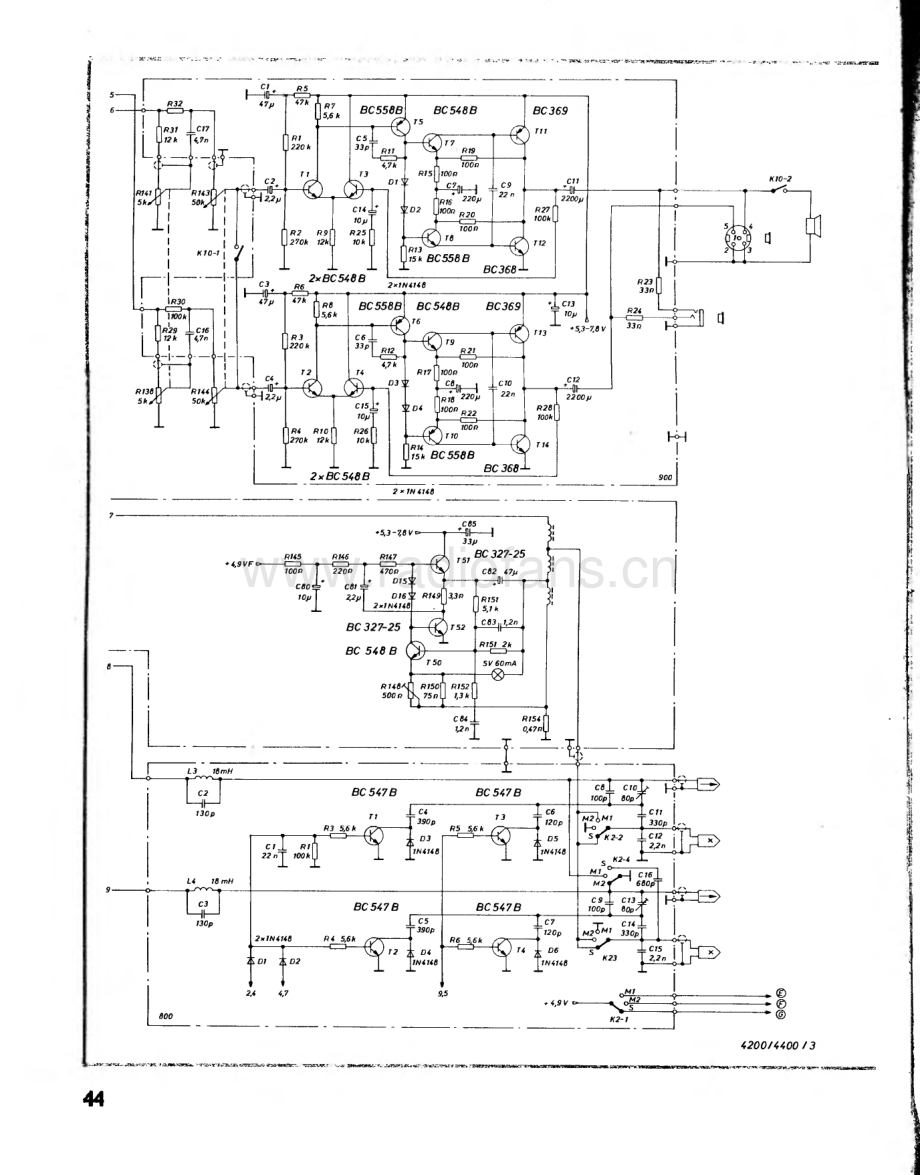 Uher-4200Report-tape-sch 维修电路原理图.pdf_第3页