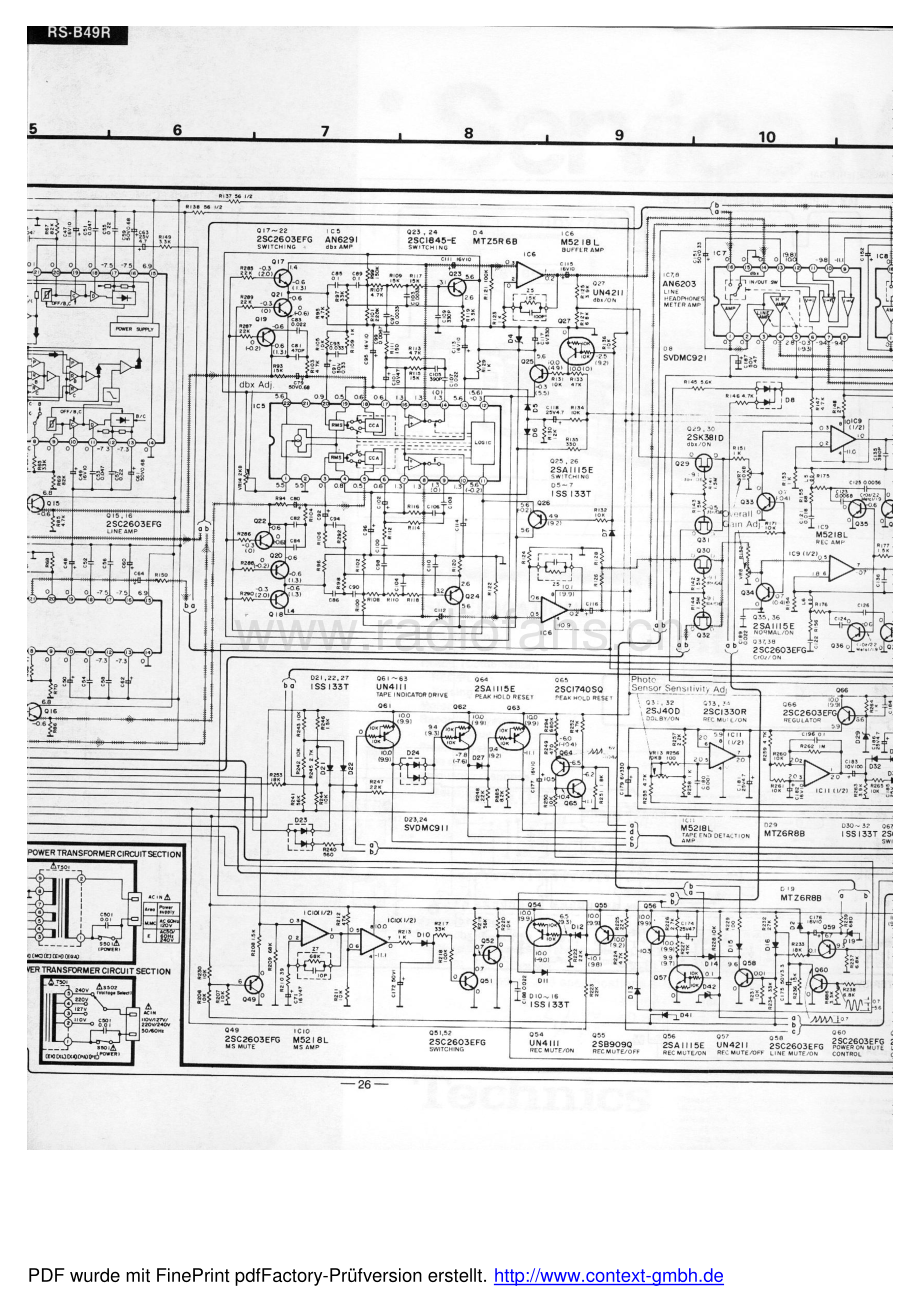 Technics-RSB49R-tape-sch 维修电路原理图.pdf_第3页