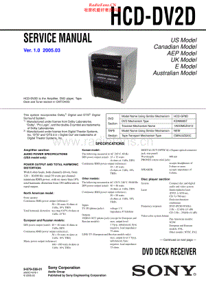Sony-HCDDV2D-cs-sm 维修电路原理图.pdf