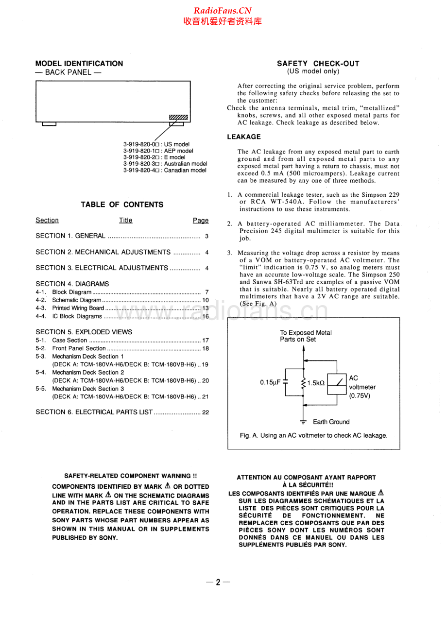 Sony-TCW365-tape-sm 维修电路原理图.pdf_第2页