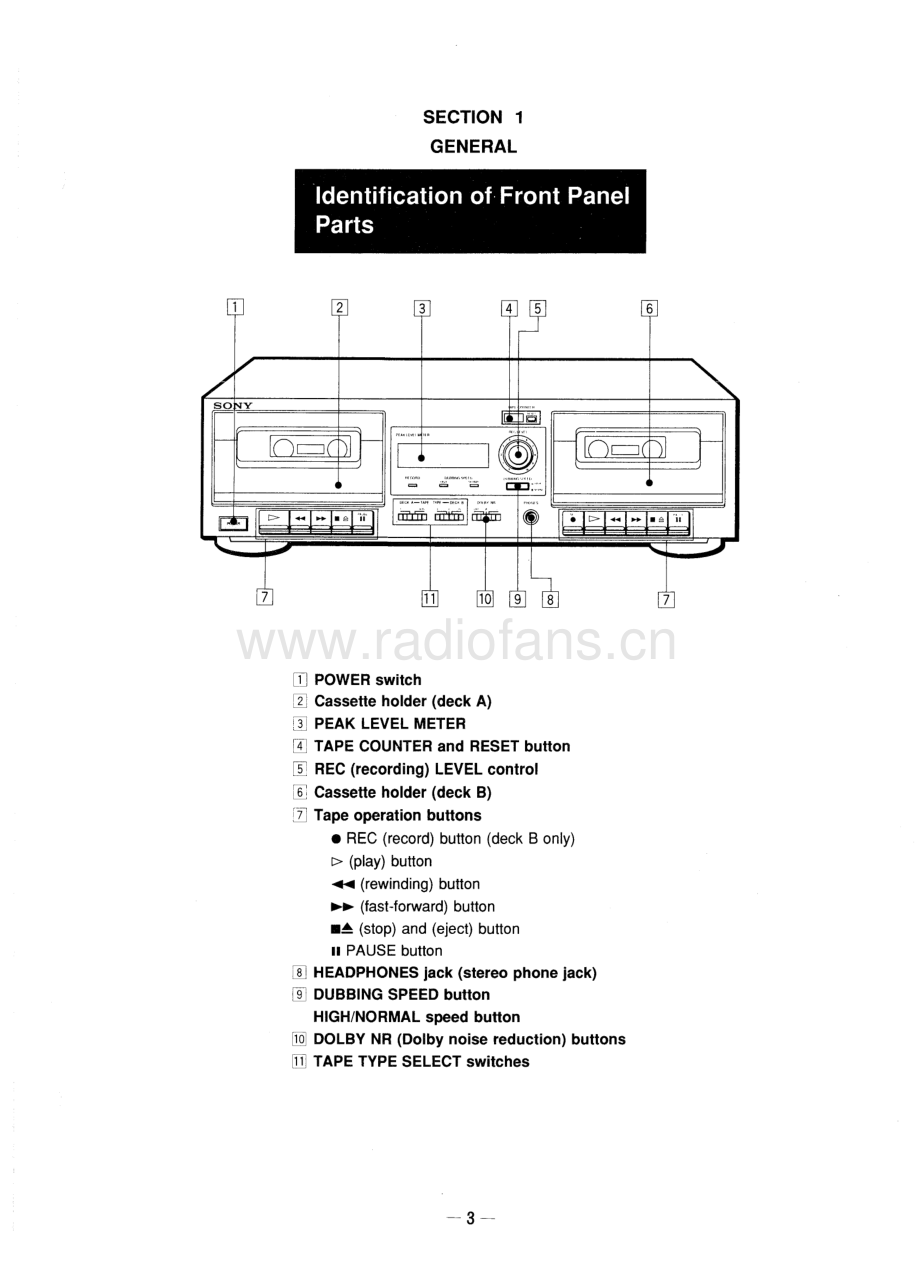 Sony-TCW365-tape-sm 维修电路原理图.pdf_第3页