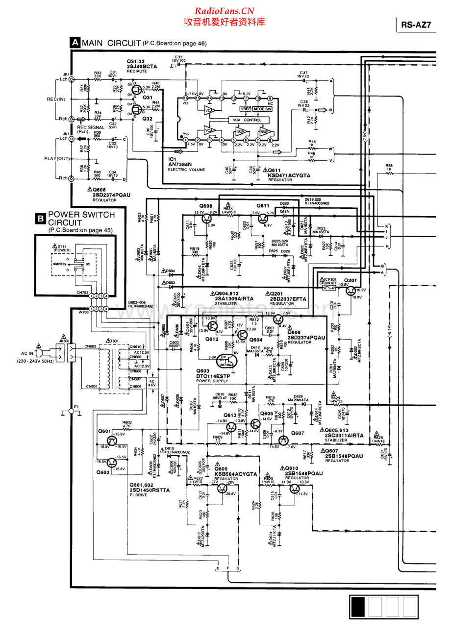 Technics-AZ7-tape-sch 维修电路原理图.pdf_第1页