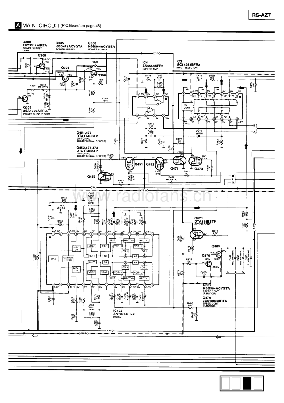 Technics-AZ7-tape-sch 维修电路原理图.pdf_第3页